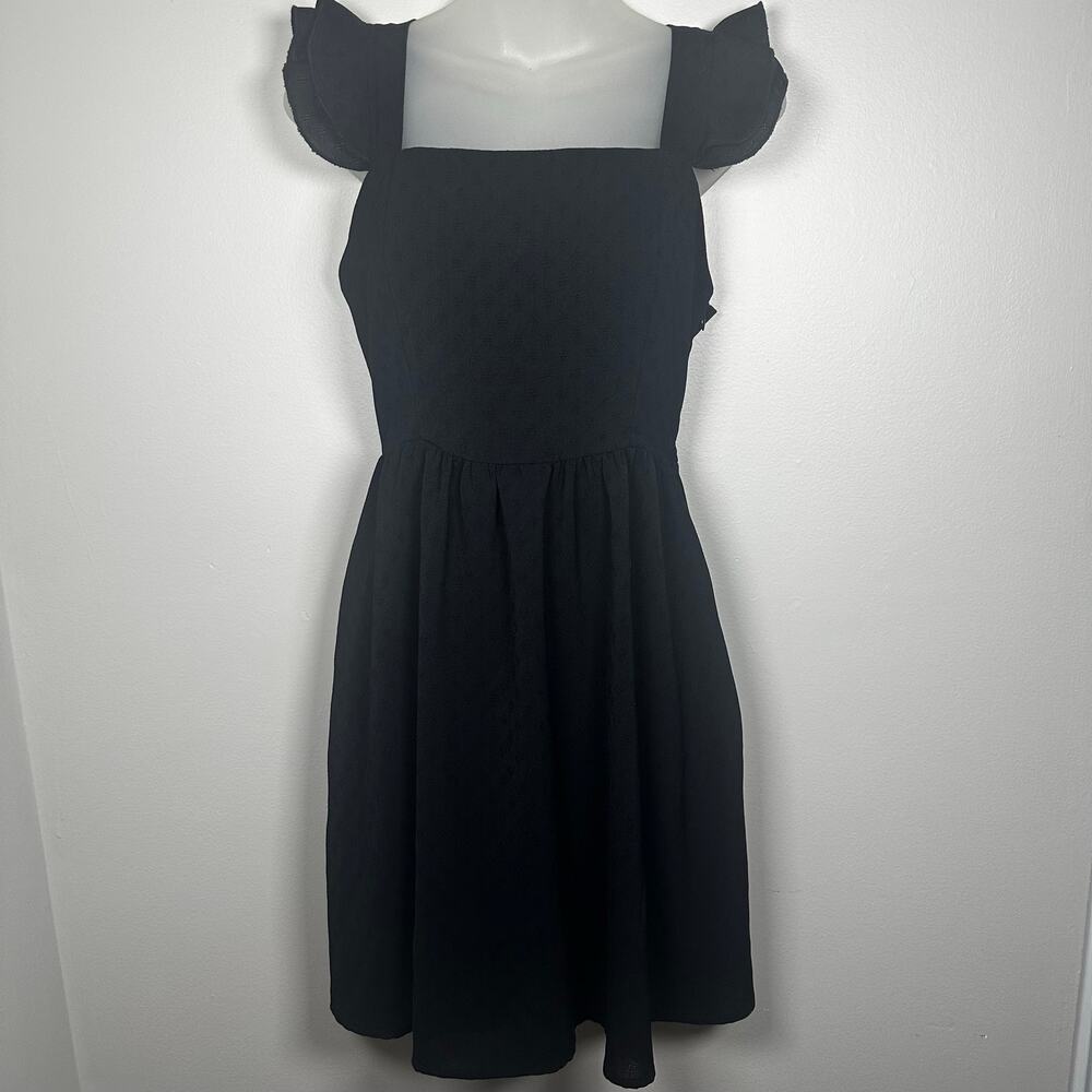 Ruffles and bows mini dress
